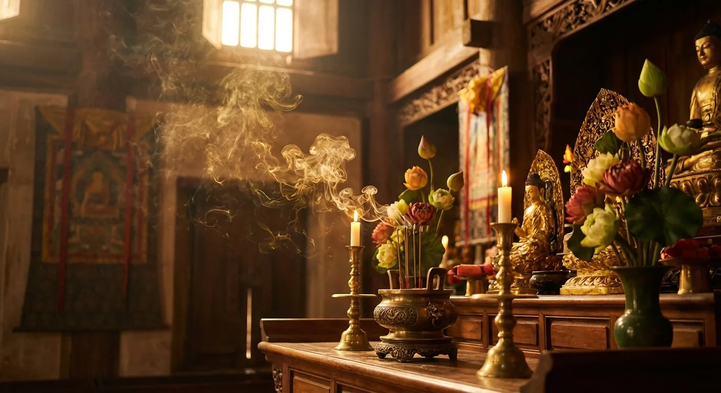 佛教檀香祭壇